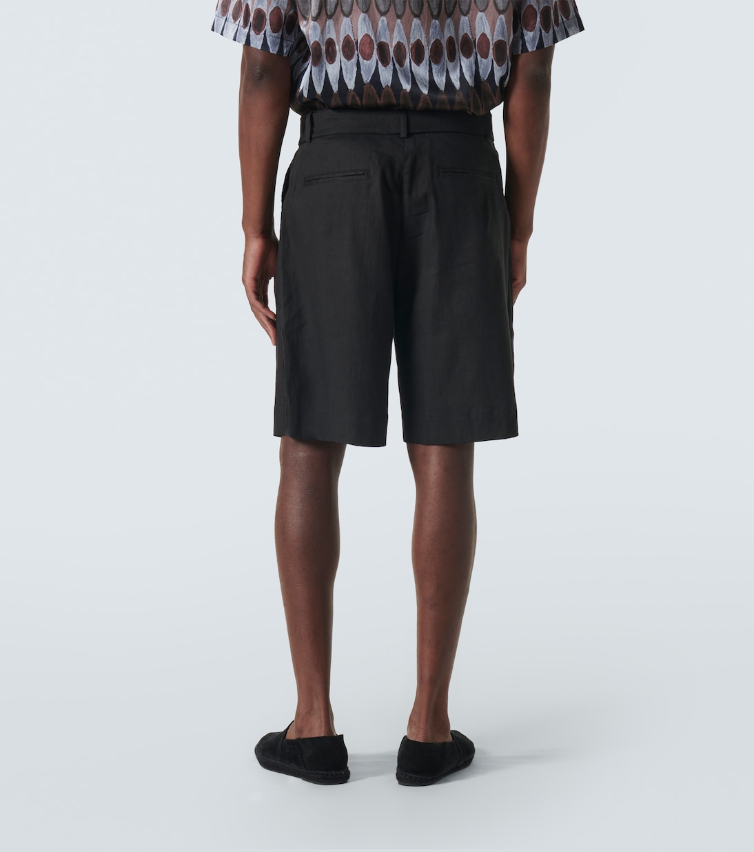 Shorts de mezcla de lino | Commas