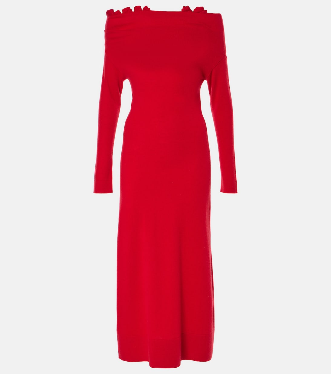 Abito lungo Lunaire  in cashmere con scollo bardot | Altuzarra