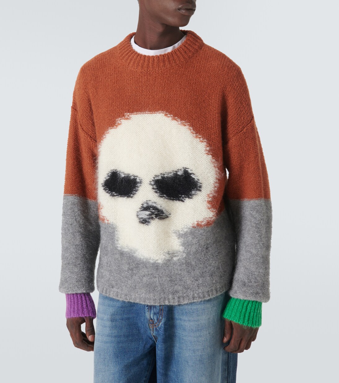 Jersey Mohair Skull en intarsia | ERL