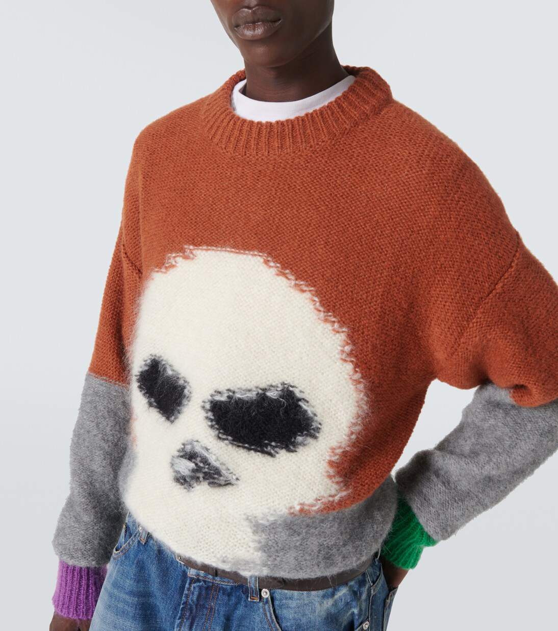 Jersey Mohair Skull en intarsia | ERL