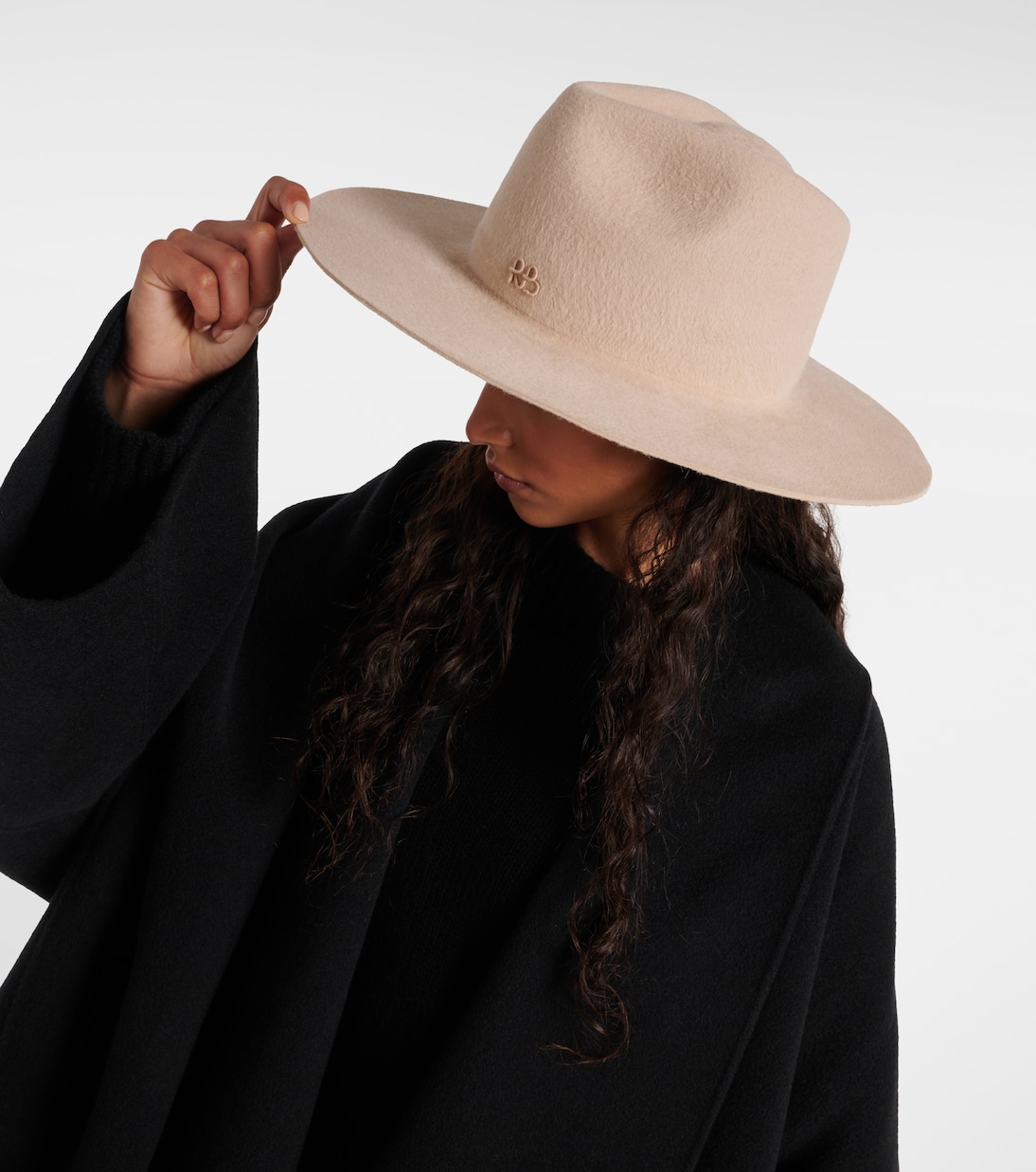 Embellished shearling fedora | Ruslan Baginskiy