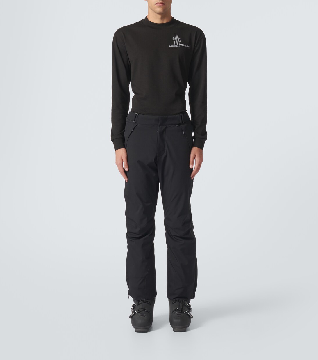 Camiseta de jersey de algodón con logo | Moncler Grenoble