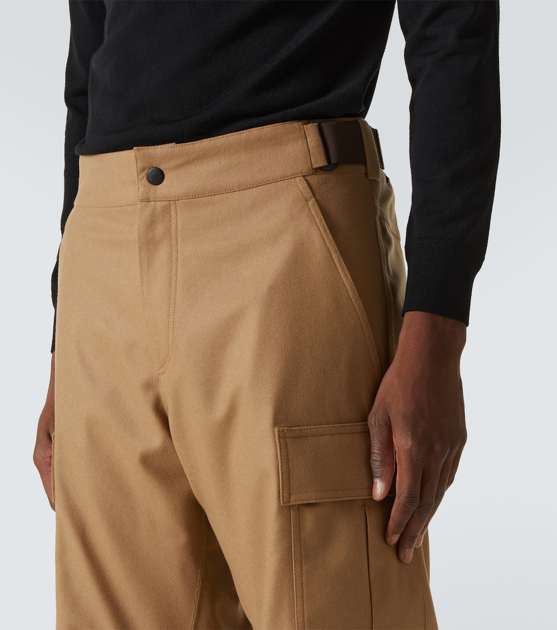 Technical wool flannel ski pants | Moncler Grenoble