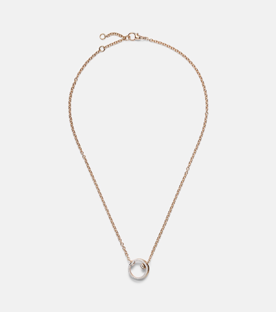 Collana Pomellato Together in oro rosa 18kt con diamanti, gioiello elegante per giovani