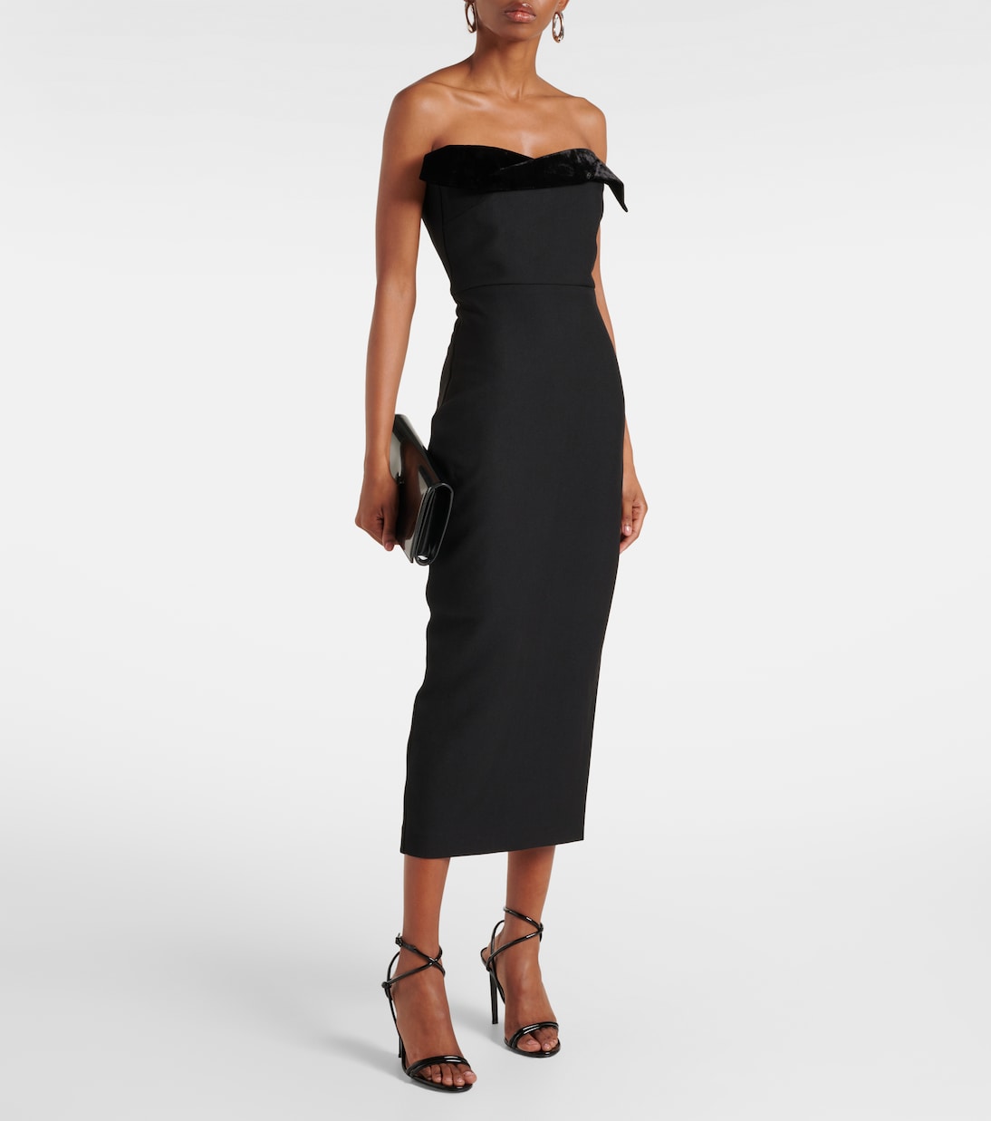 Midikleid aus Crêpe | Roland Mouret