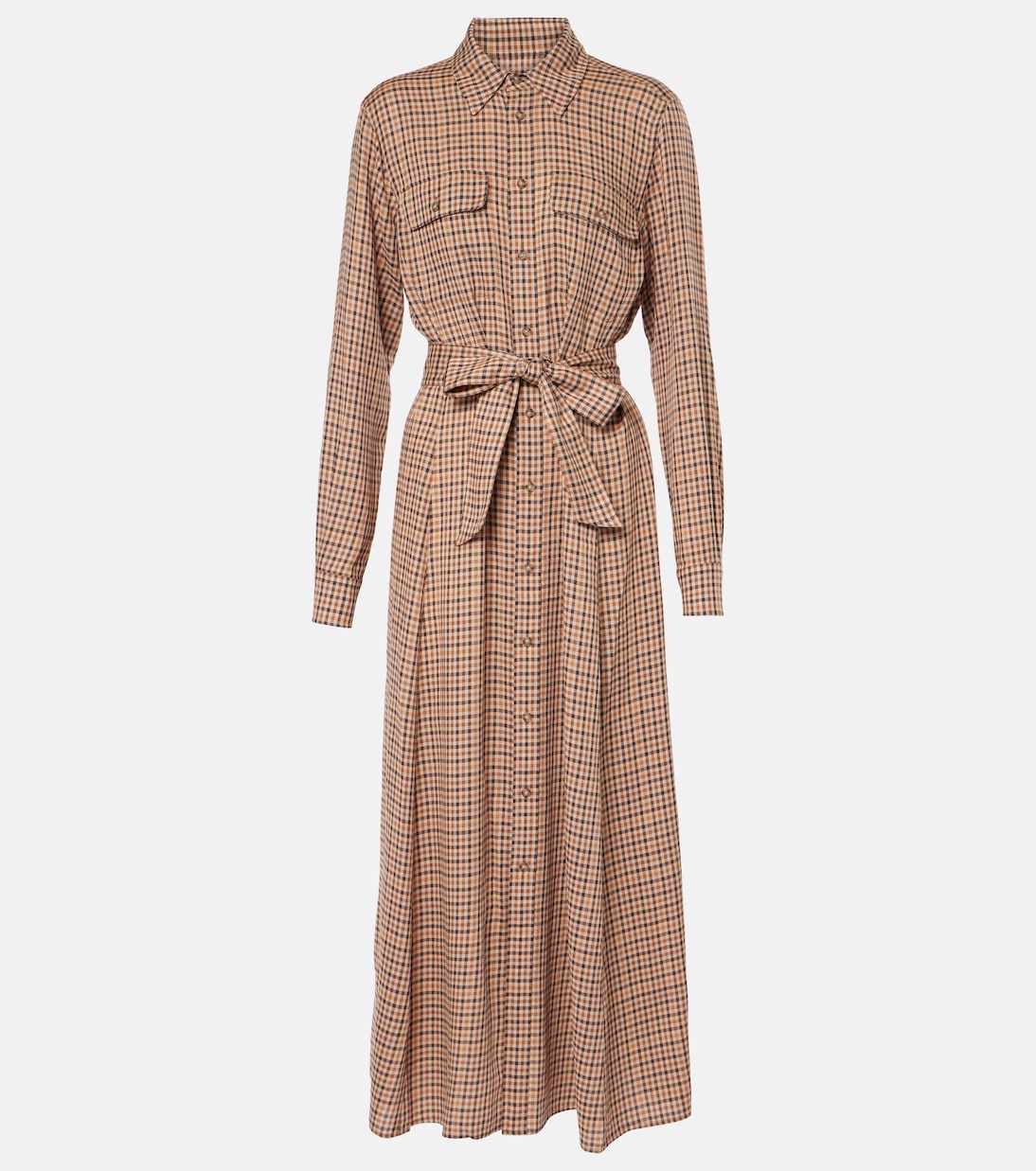 Abito chemisier in misto cotone e lana | Polo Ralph Lauren
