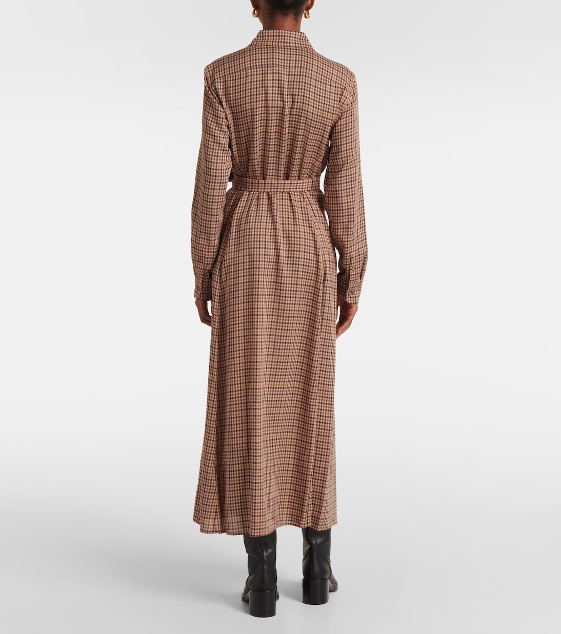 Abito chemisier in misto cotone e lana | Polo Ralph Lauren