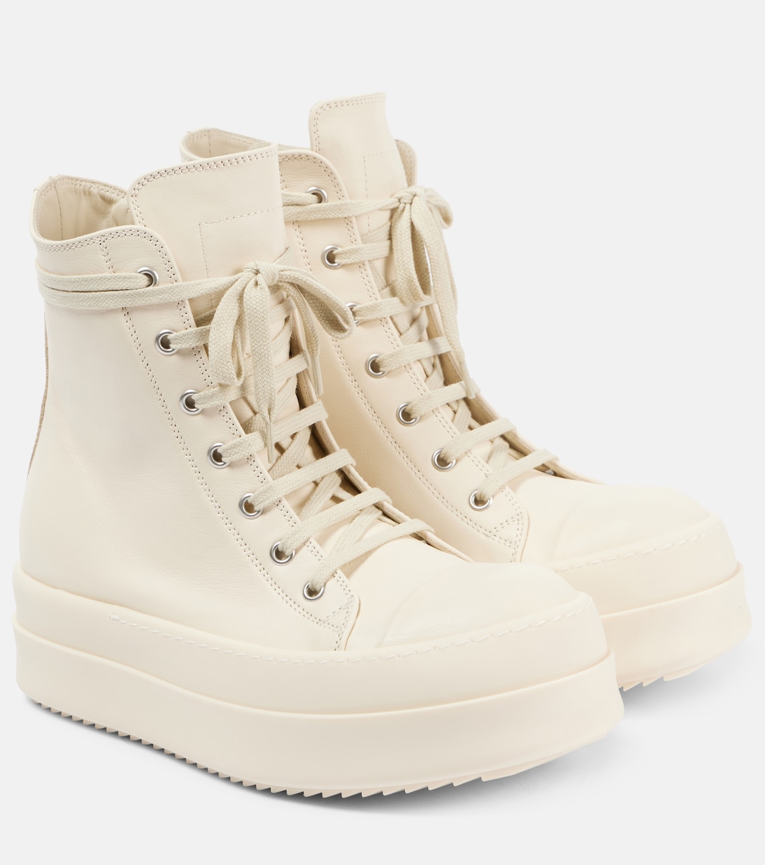 Scarpe da ginnastica in pelle Mega Bumper di Rick Owens per stile giovanile