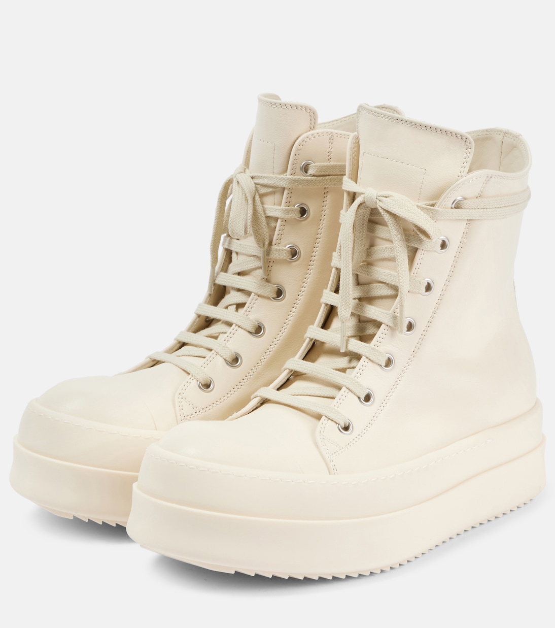 Scarpe da ginnastica in pelle Mega Bumper di Rick Owens per stile giovanile