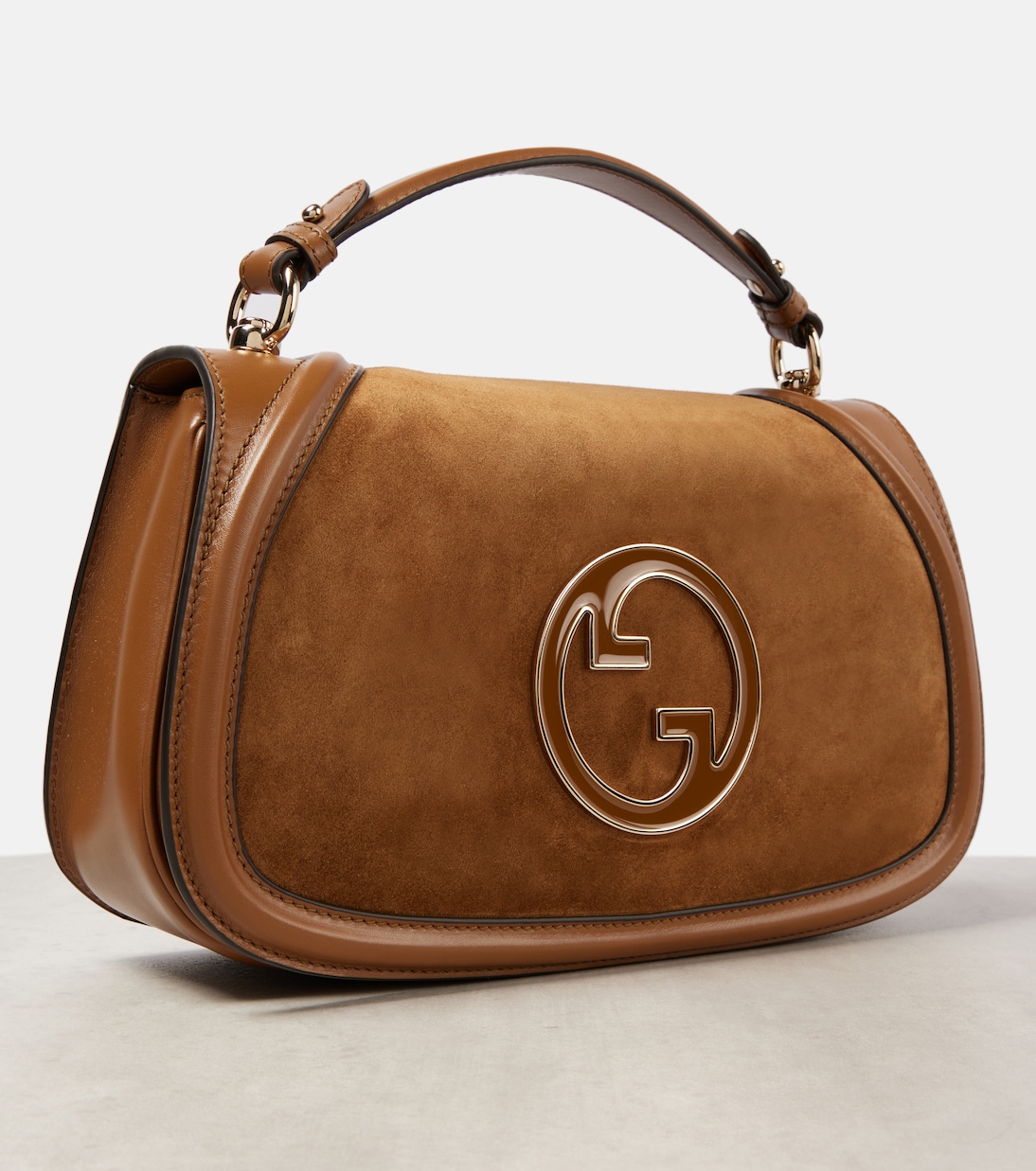 Sac Blondie Medium en daim | Gucci