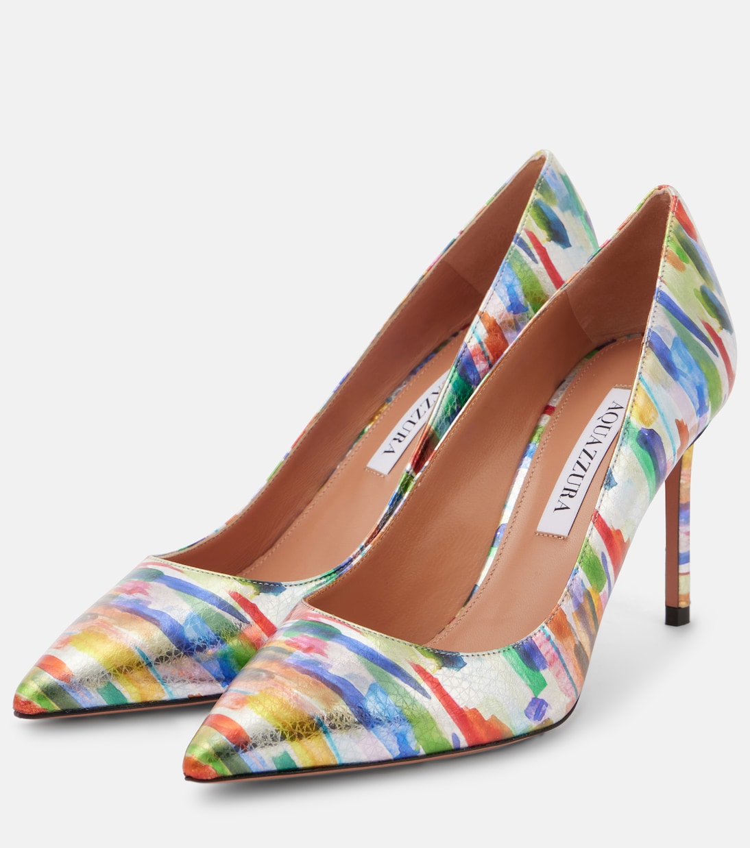 Scarpe con tacco AQUAZZURA Purist 85 in pelle per uno stile giovane e raffinato