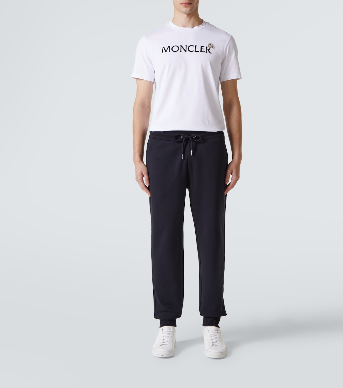 Camiseta de jersey de algodón con logo | Moncler