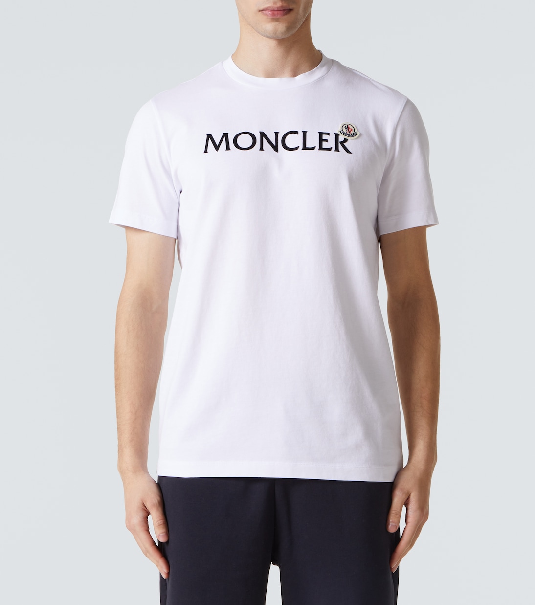 Camiseta de jersey de algodón con logo | Moncler