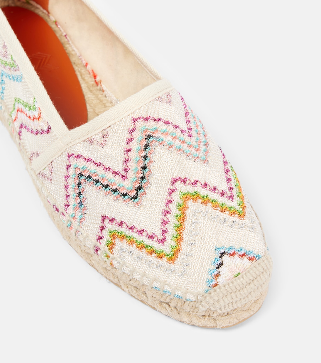 MISSONI Espadrillas Raschel con Diseño Zig Zag para Jóvenes Modernos
