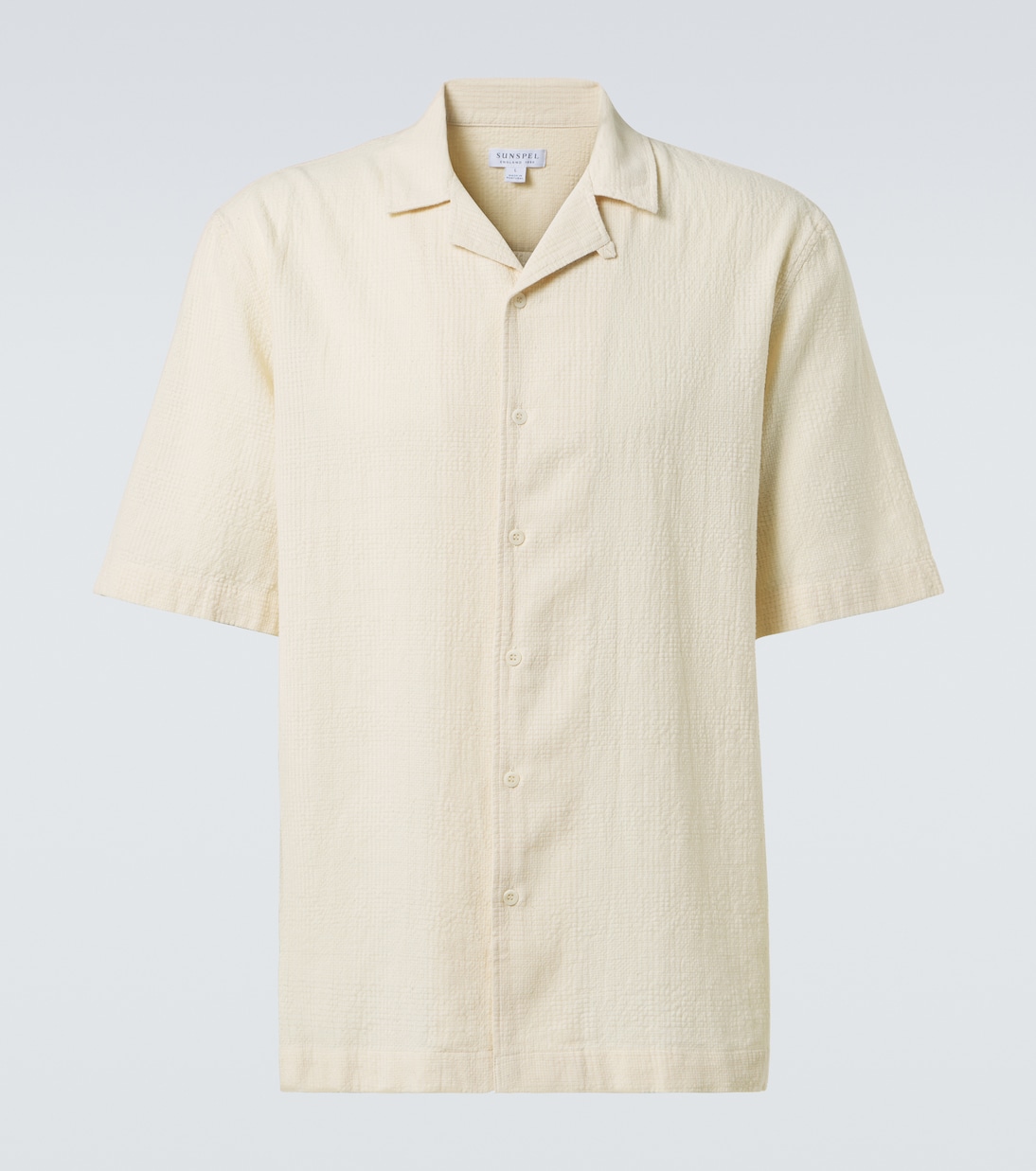 Camicia bowling in cotone a quadri | Sunspel