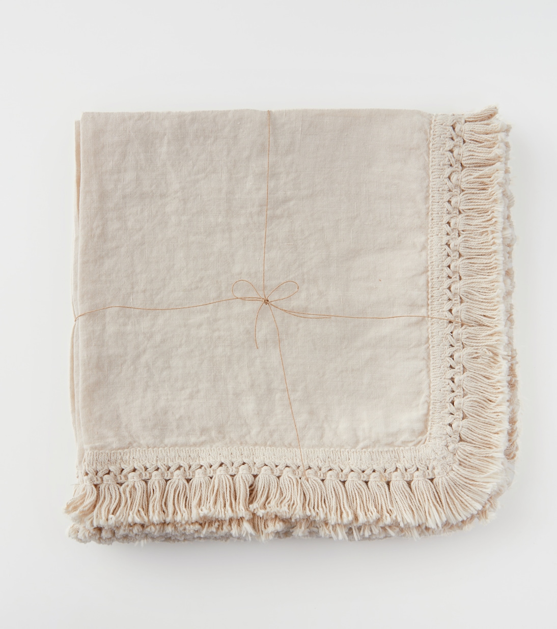 Set of two fringed napkins | Once Milano