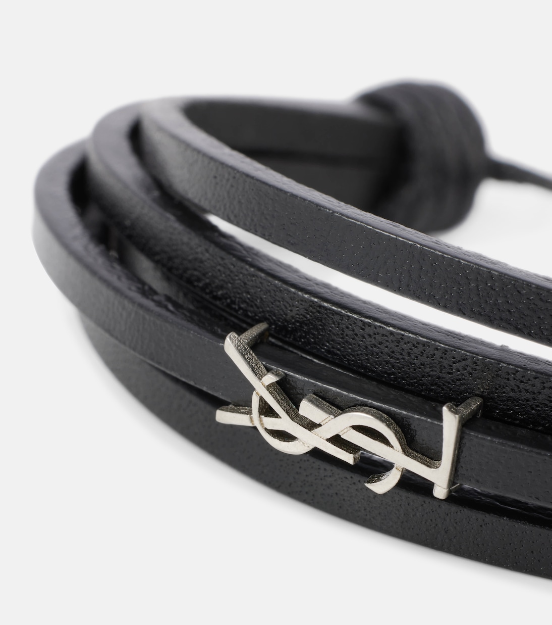 Bracciale Cassandre in pelle | Saint Laurent