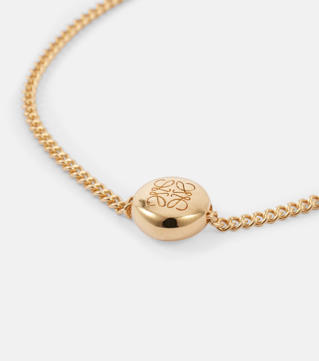 Bracciale in Argento Sterling LOEWE con Design a Ciottolo per Giovani Stilisti