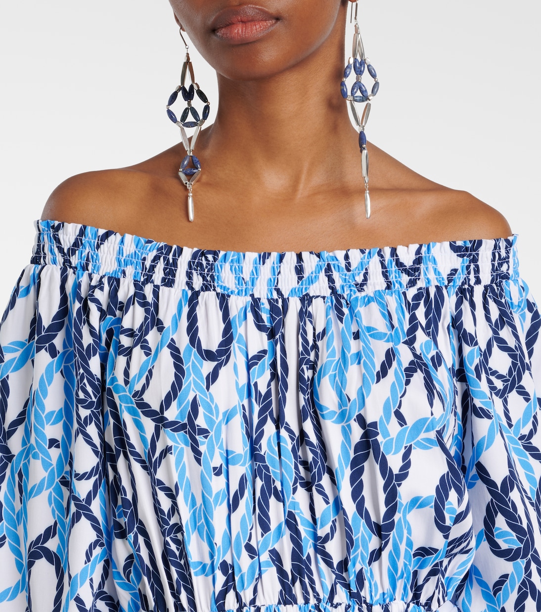 Abito midi Eclipse con scollo bardot | Melissa Odabash