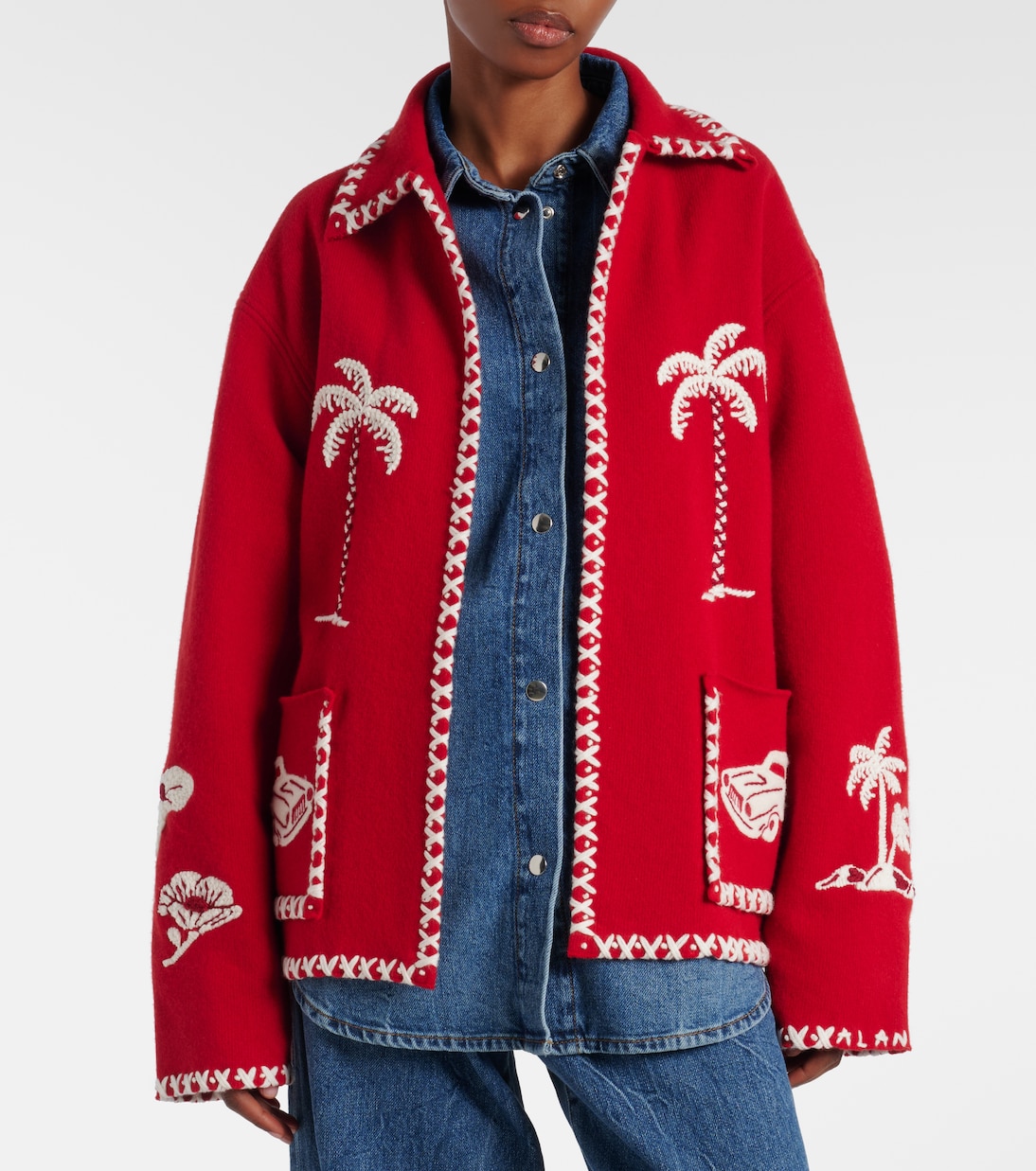 Remember Me virgin wool jacket  | Alanui