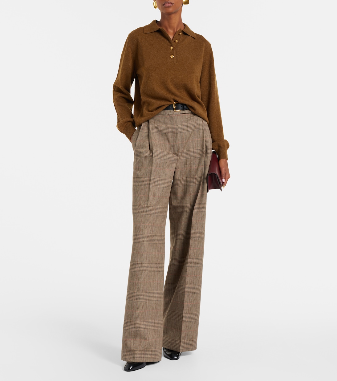 Highland wool and cashmere polo shirt | Blazé Milano