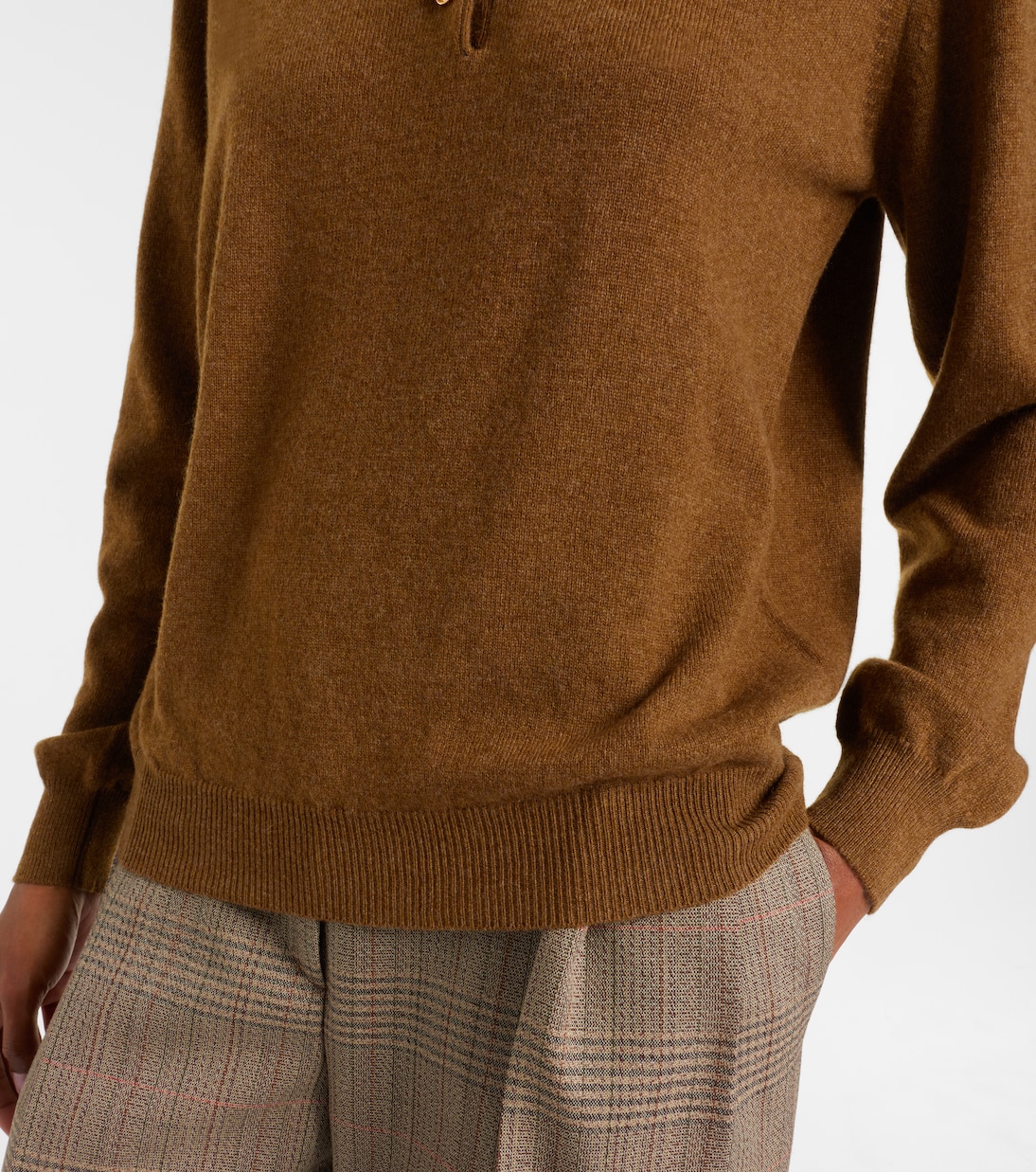 Highland wool and cashmere polo shirt | Blazé Milano