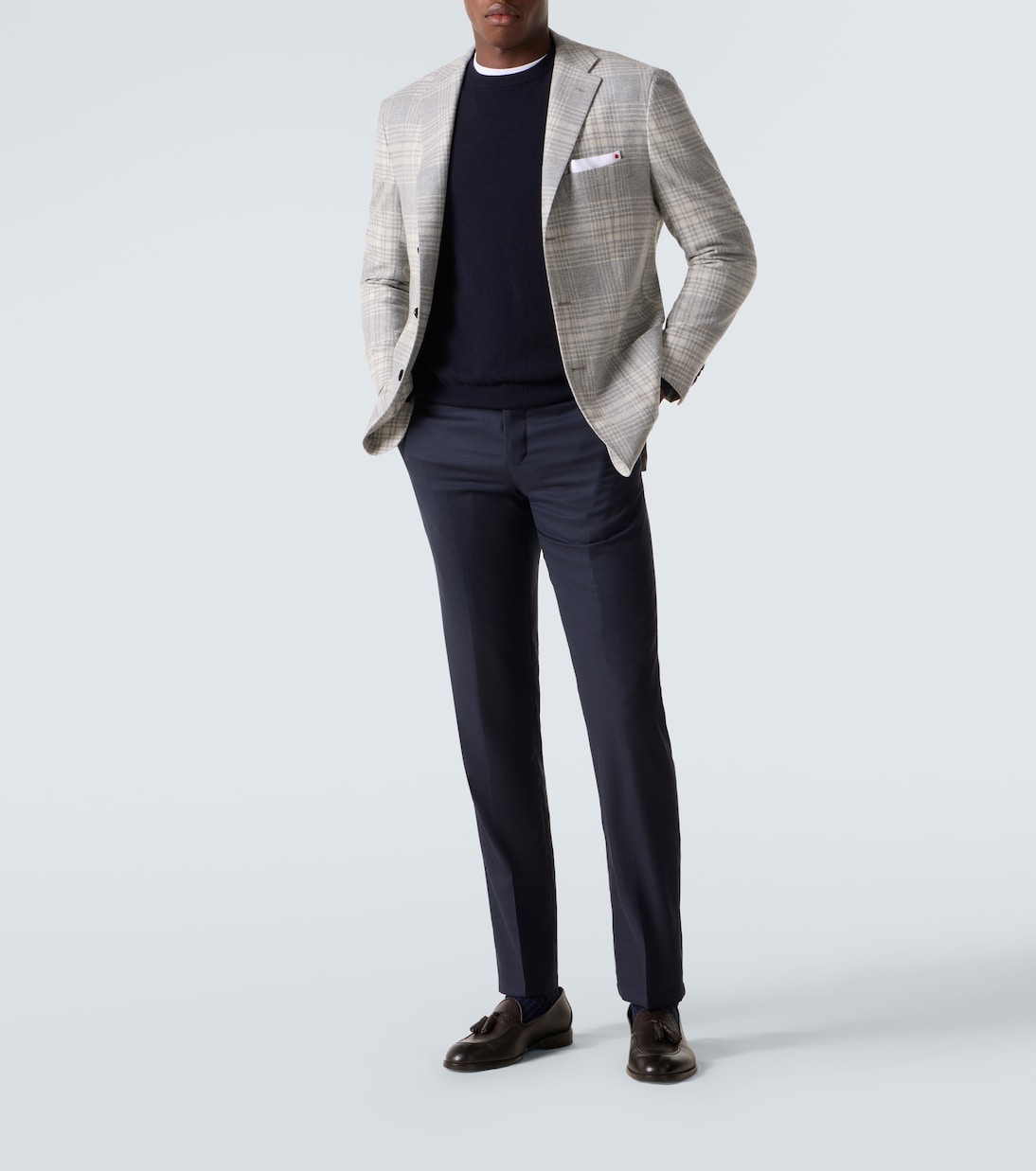 울 팬츠 | Kiton