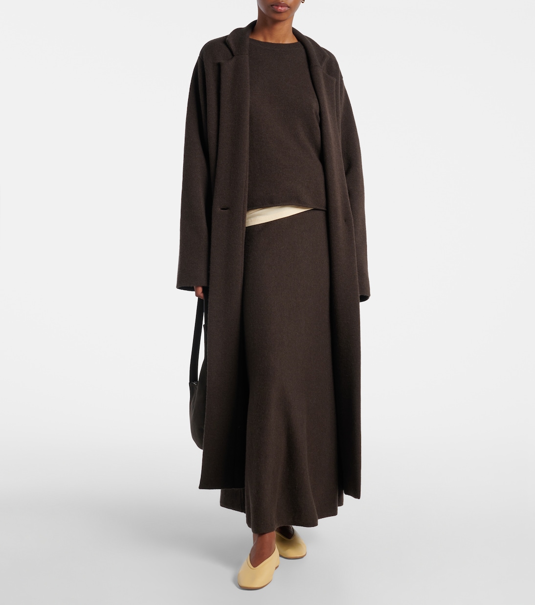 Amie single-breasted cashmere coat | Lisa Yang