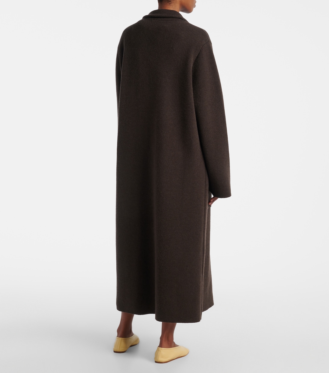 Amie single-breasted cashmere coat | Lisa Yang