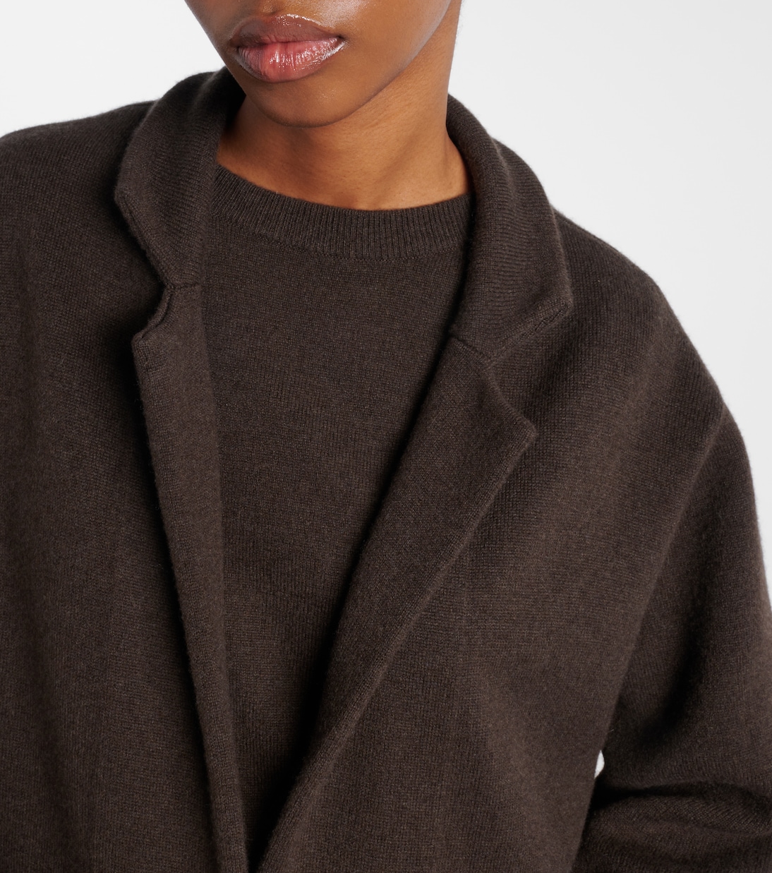 Amie single-breasted cashmere coat | Lisa Yang