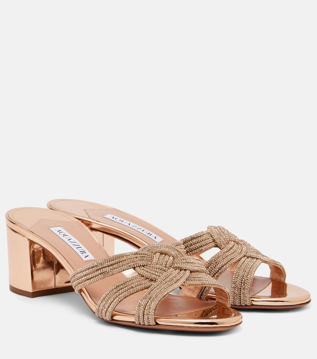 Sandales Felix en cuir à ornements | Aquazzura