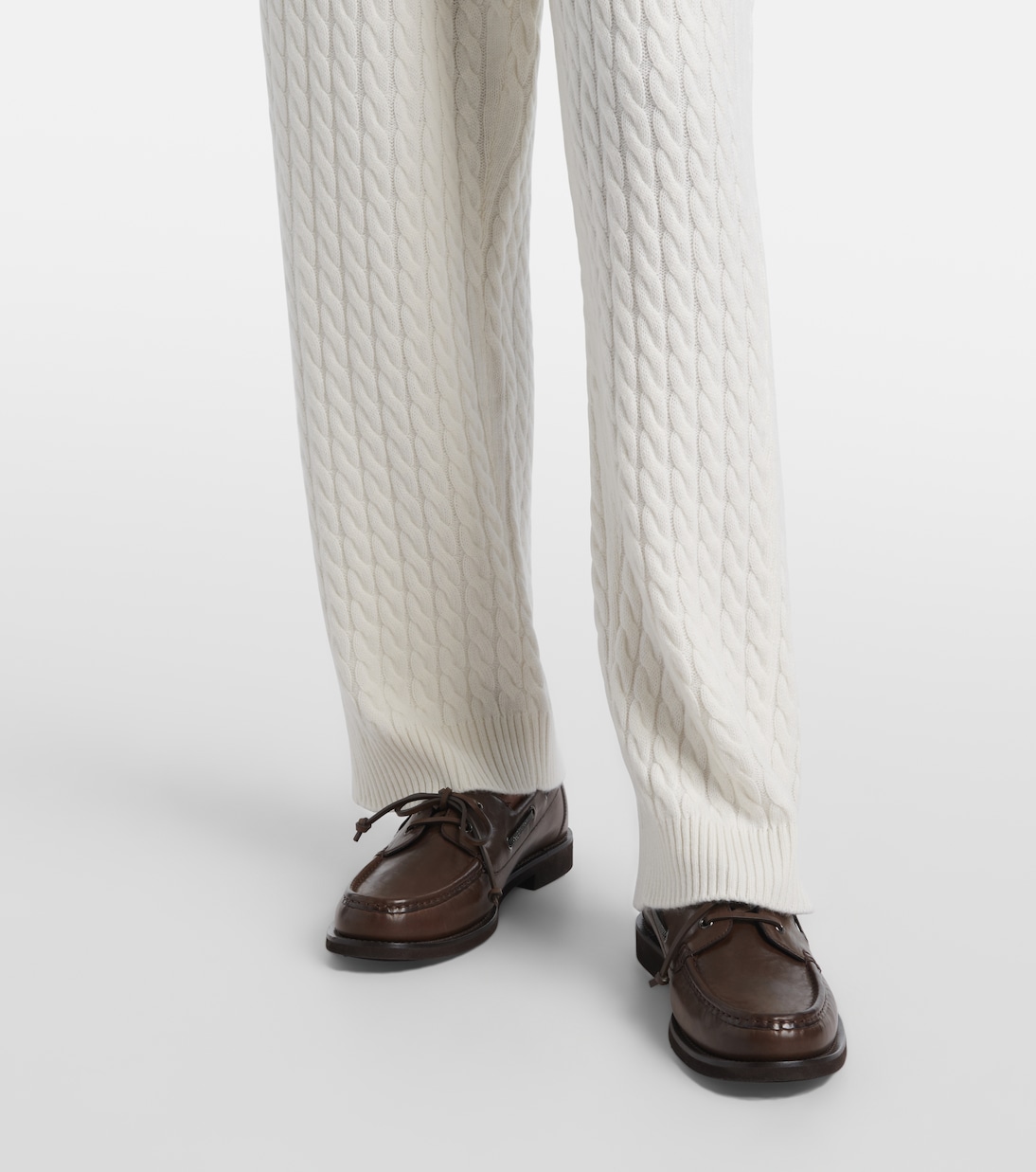 Pantalones anchos de cachemir | Brunello Cucinelli