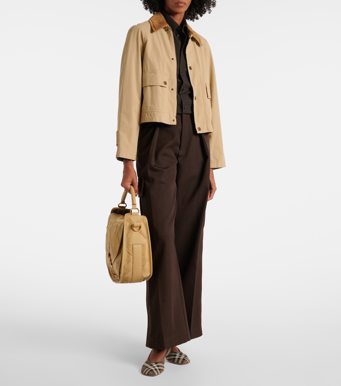 Medium leather shoulder bag | Burberry