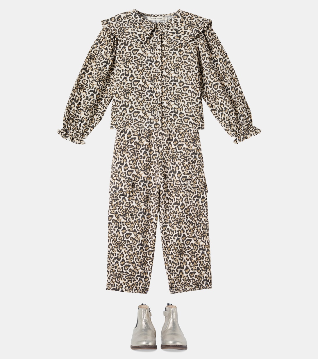 Nelia leopard-print straight pants | The New Society