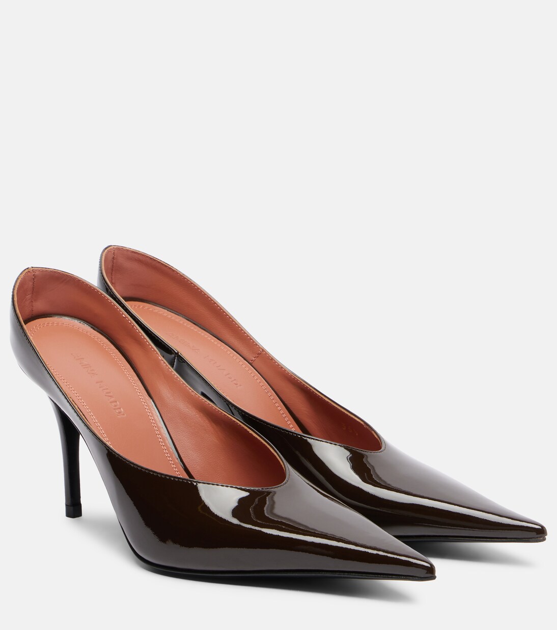 Anok 90 patent leather pumps | Amina Muaddi