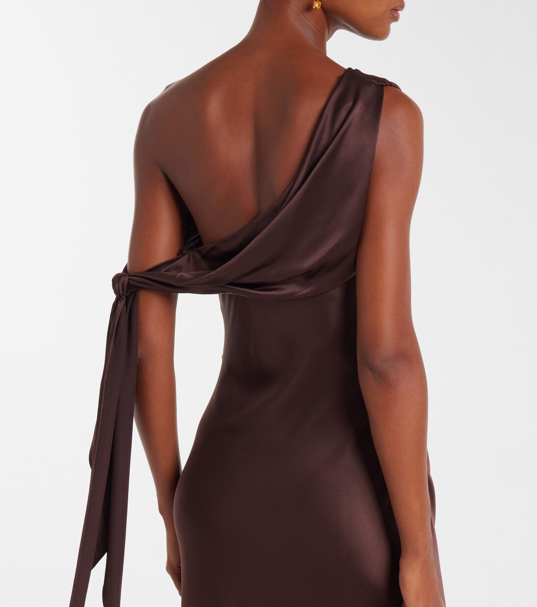 Robe aus Seidensatin | The Sei