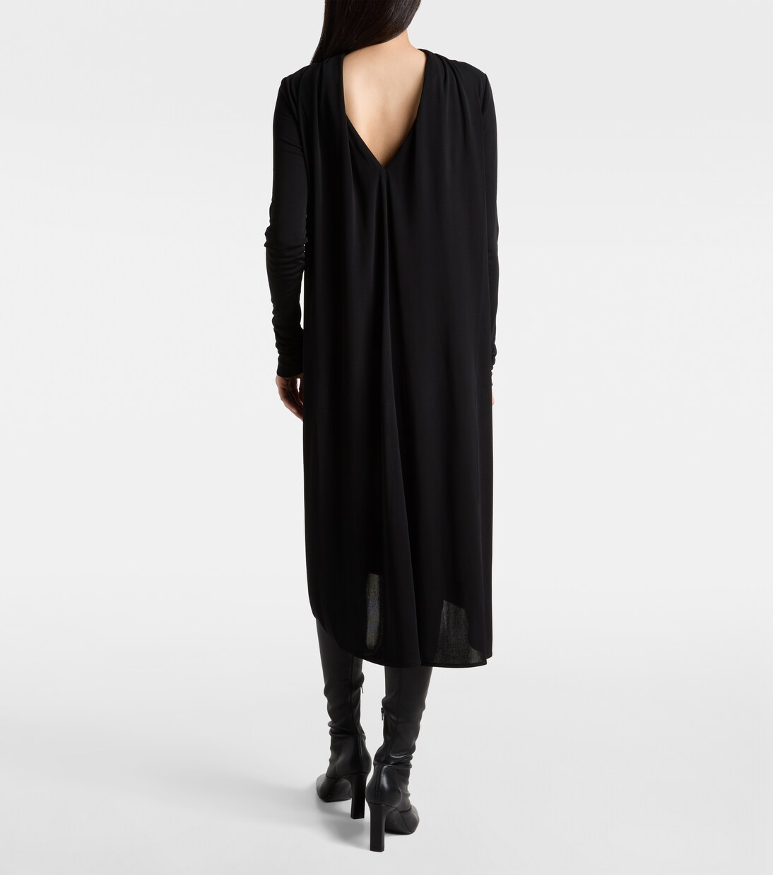 Draped jersey midi dress | Toteme