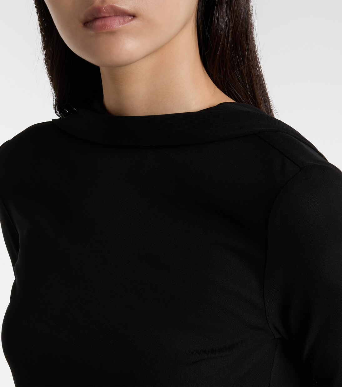 Draped jersey midi dress | Toteme