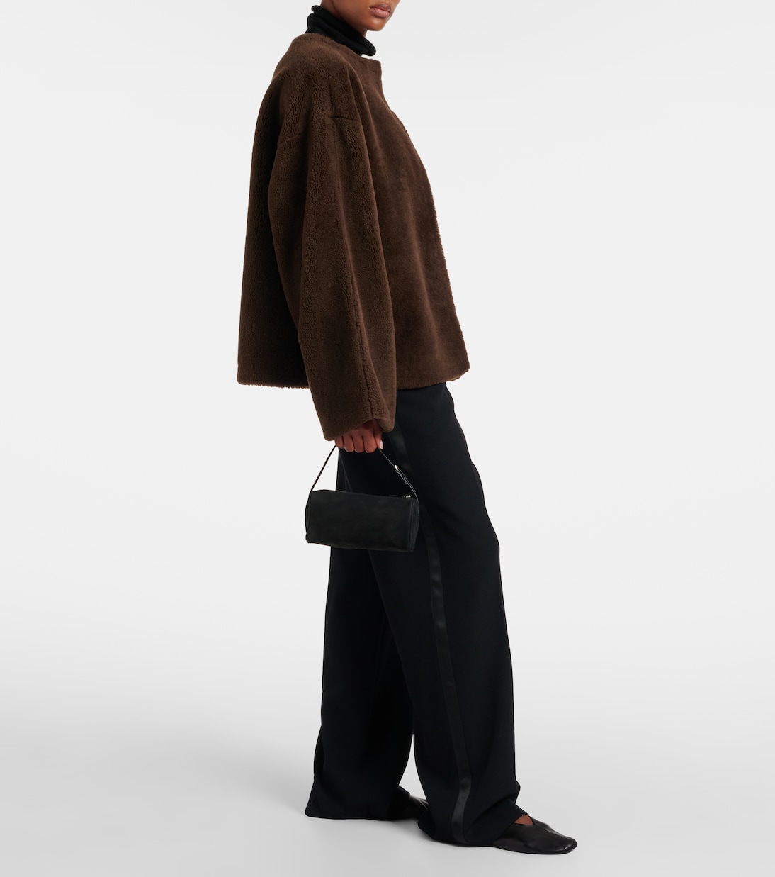 '90s leather shoulder bag | The Row