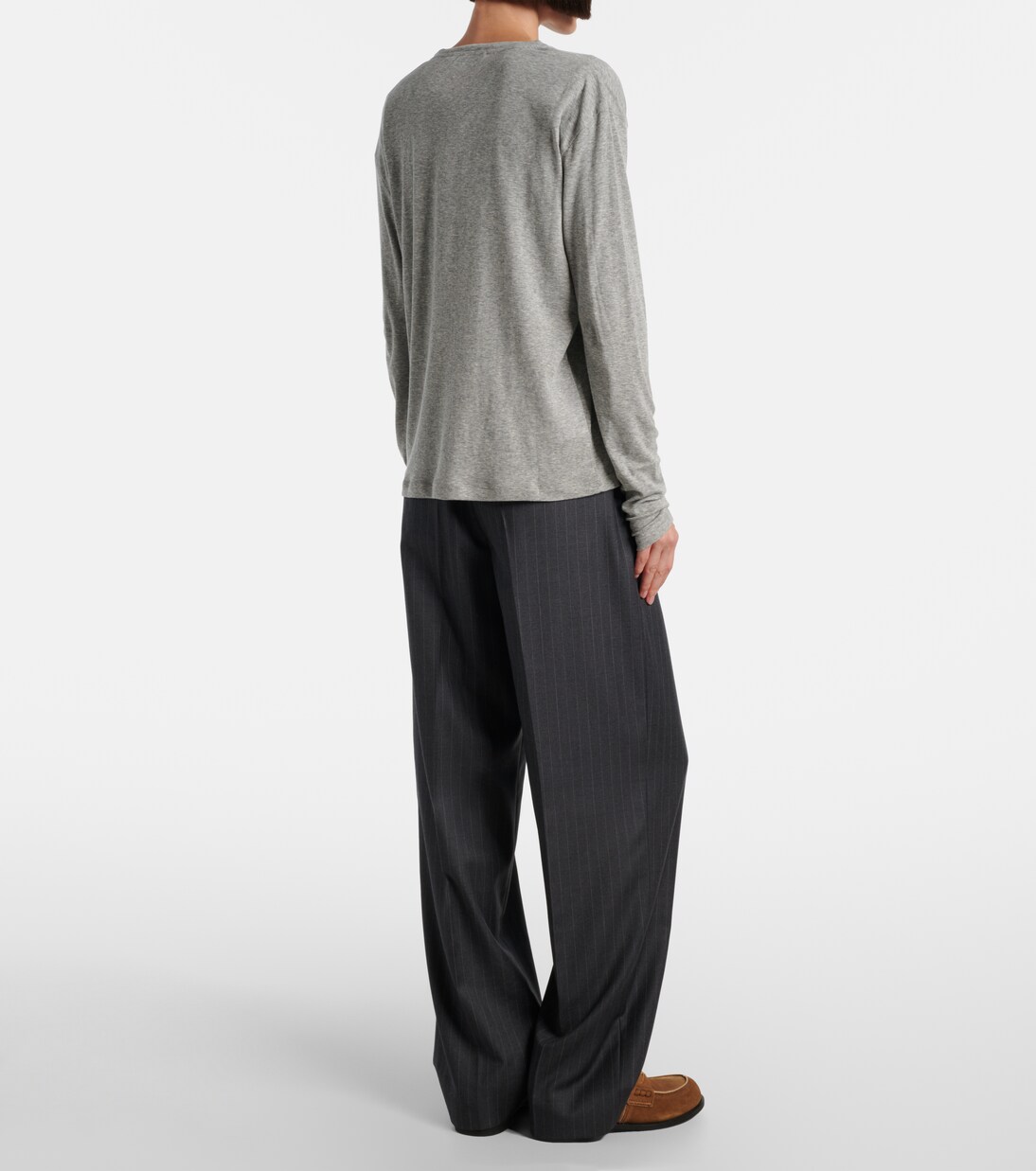 Longsleeve aus Baumwoll-Jersey | Miu Miu