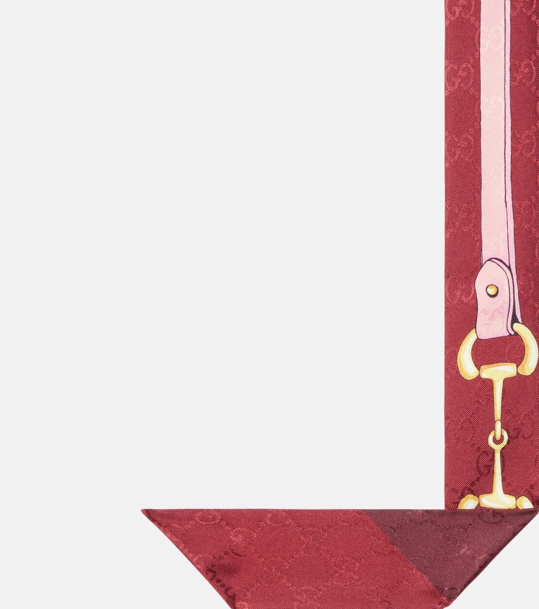 Tuch Horsebit aus Seiden-Twill | Gucci