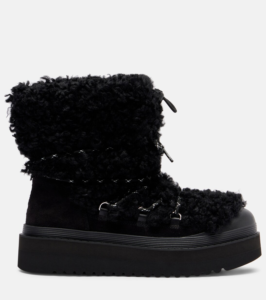 Stiefel Mellow aus Shearling und Veloursleder | Tory Burch