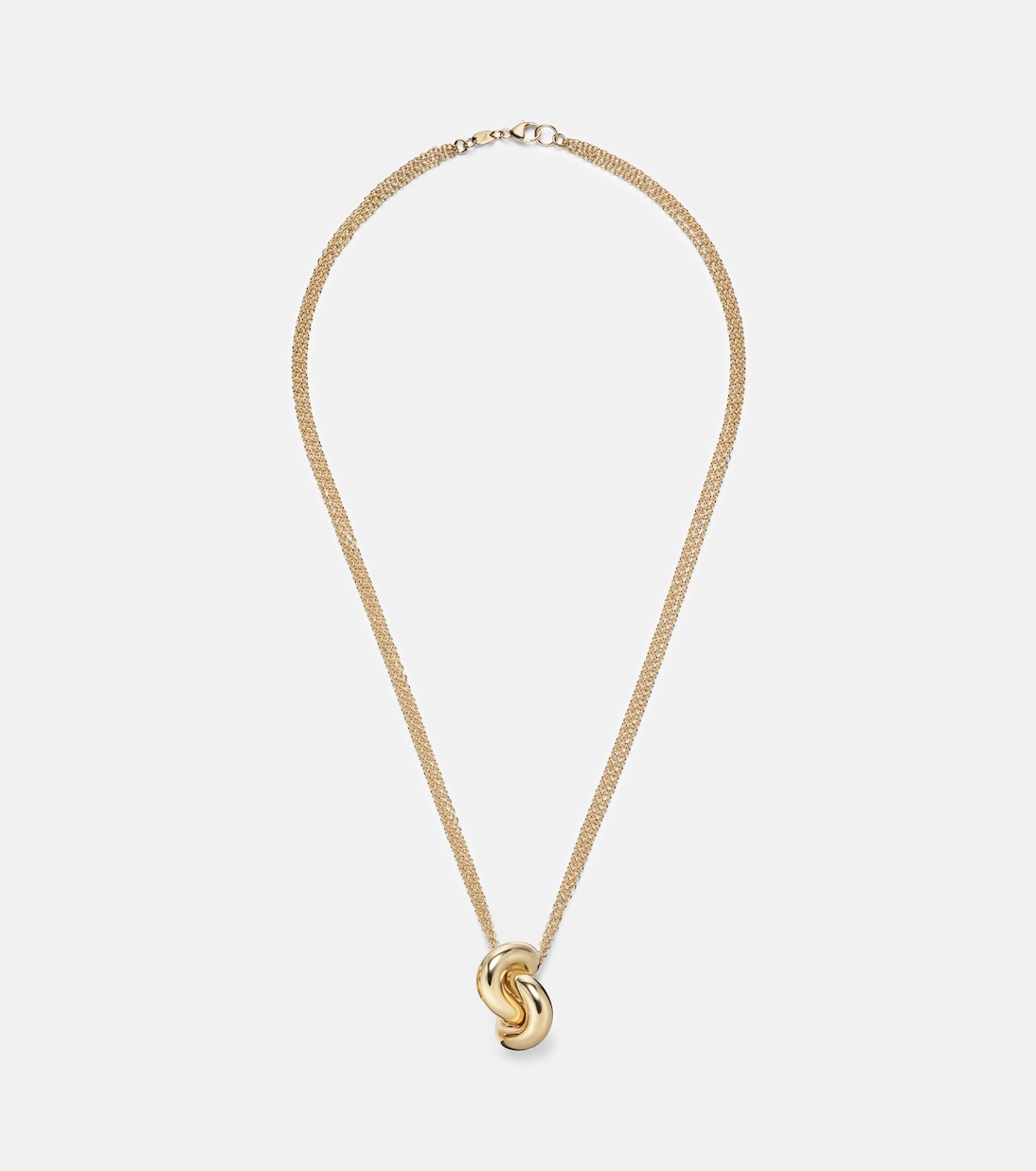 Legacy Knot Big 18kt gold necklace | Engelbert