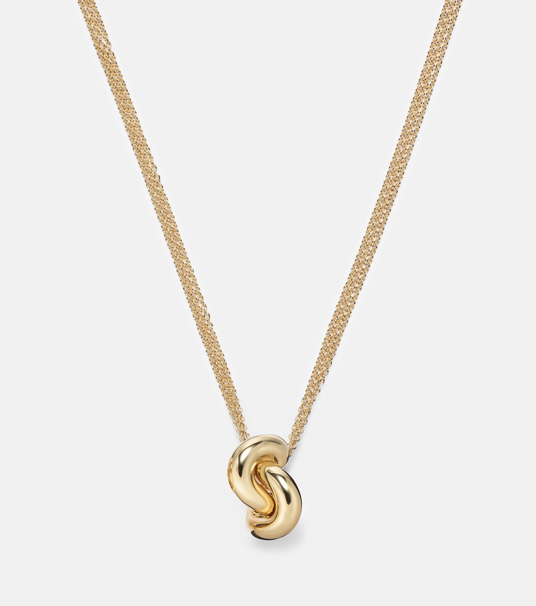 Legacy Knot Big 18kt gold necklace | Engelbert