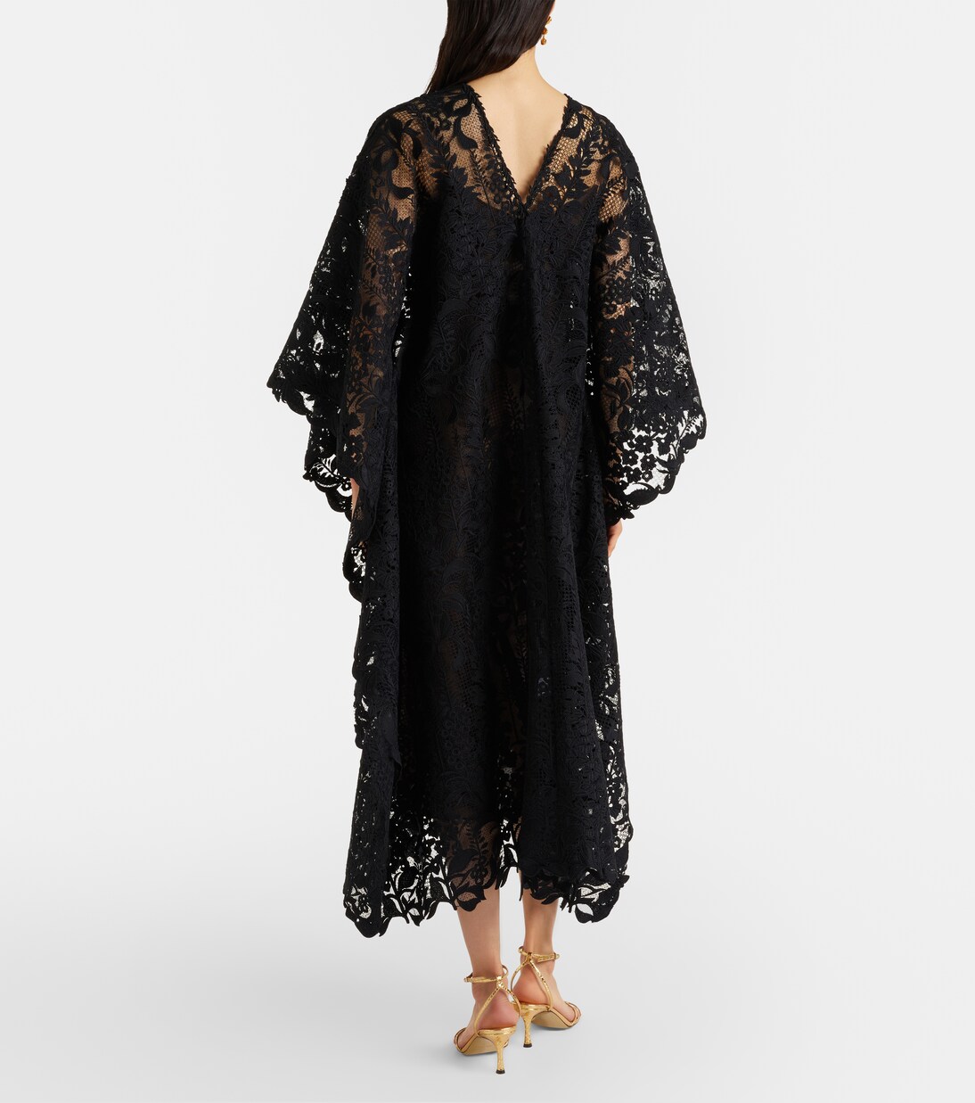 Caftano in pizzo guipure  | Oscar de la Renta