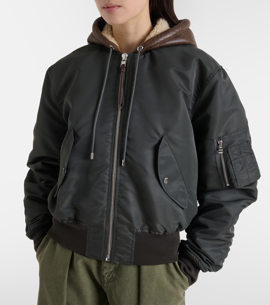 Bomberjacke mit Shearling | JW Anderson