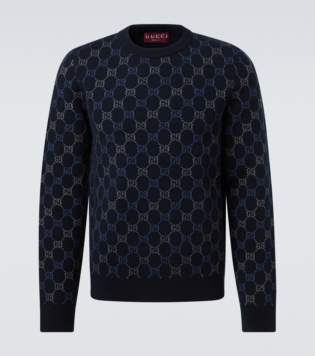 GG wool and cashmere-blend jacquard sweater | Gucci