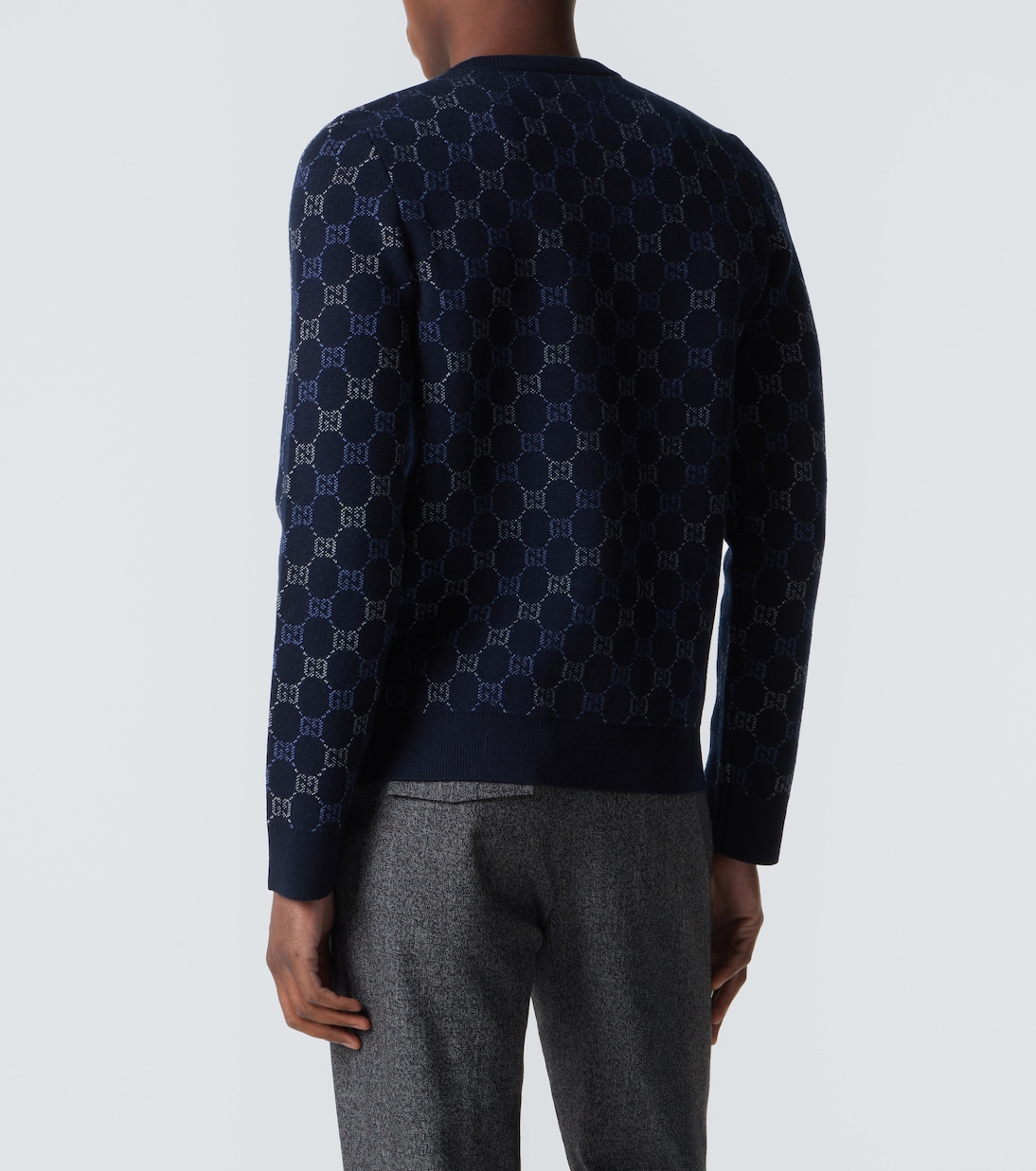 GG wool and cashmere-blend jacquard sweater | Gucci
