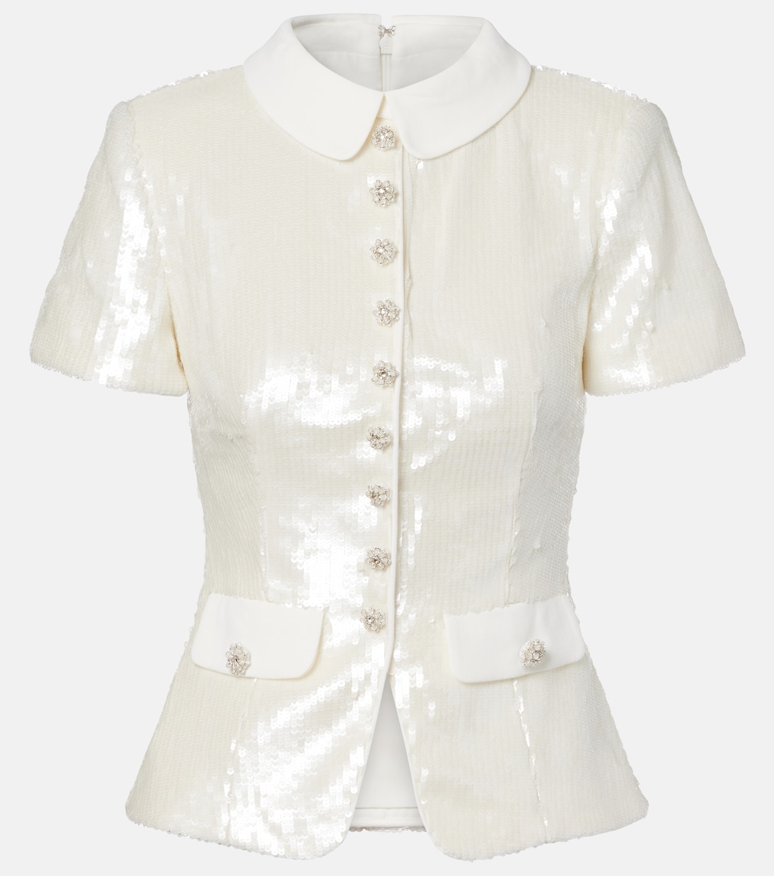 Sequined top | Self-Portrait