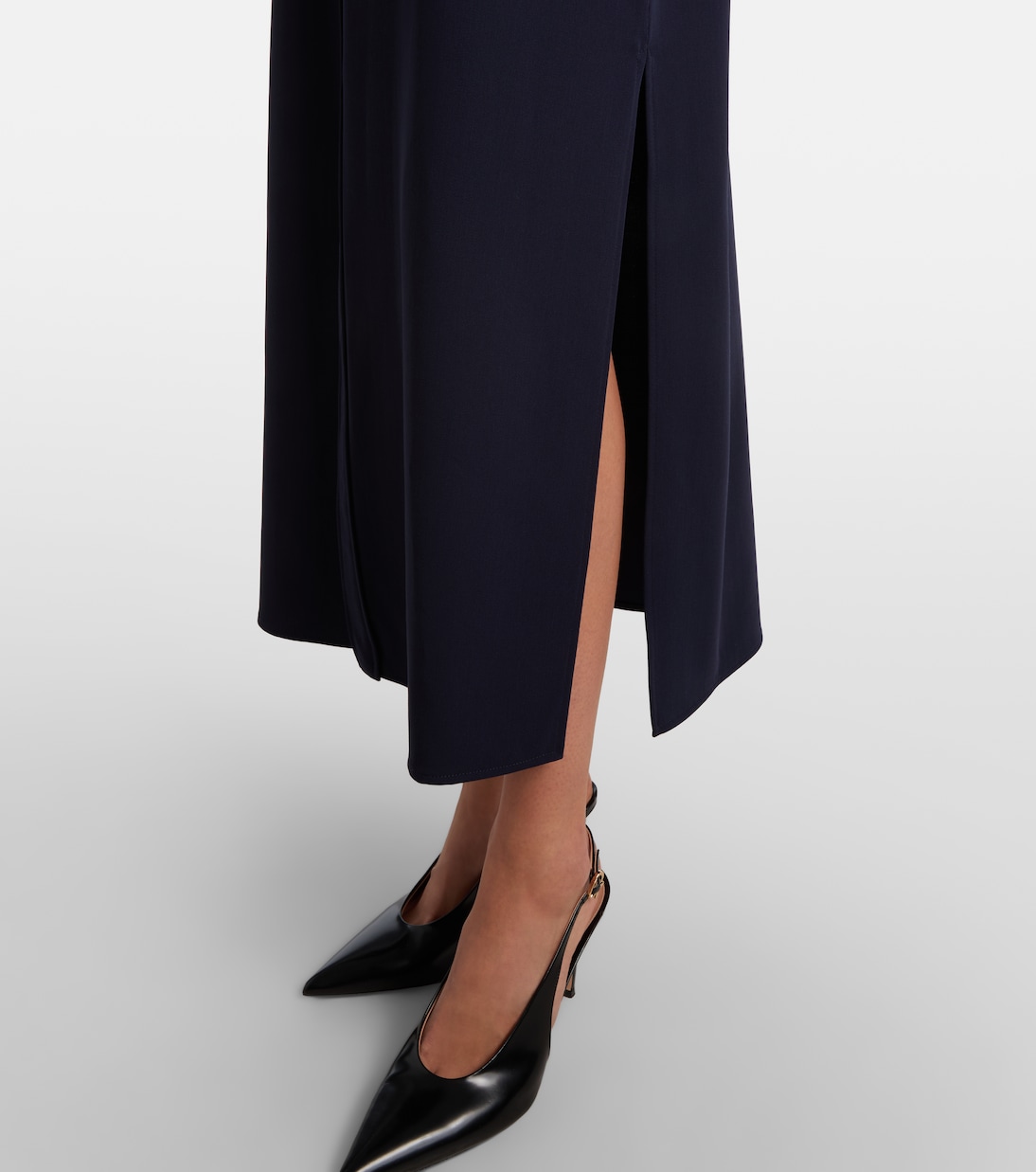 Belted wool midi dress | Ralph Lauren Collection